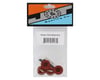 Image 2 for J&T Bearing Co. Aluminum 17mm Serrated Wheel Nuts (Red) (4)