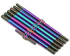 Image 1 for J&T Bearing Co. Xray XT8 '24 Titanium "Milled'' Turnbuckles (Oil Slick) (7)