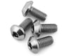 Image 1 for J&T Bearing Co. Flat Top Titanium Screw Pack (Natural) (4) (6mm)