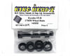 Image 2 for King Headz Kyosho MP-777/ST-R - 17mm Wheel Hubs - Extended +6mm (Black)