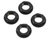 Image 1 for King Headz 17mm Fine Thread Flanged Wheel Nut (Black) (4)