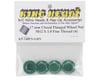 Image 2 for King Headz 17mm Closed Flanged Wheel Nut (Green) (4) (Fine Thread 12x1.0mm)