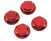 Image 1 for King Headz 17mm Closed Flanged Wheel Nut (Red) (4) (Fine Thread 12x1.0mm)