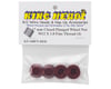 Image 2 for King Headz 17mm Closed Flanged Wheel Nut (Red) (4) (Fine Thread 12x1.0mm)