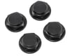 Image 1 for King Headz 17mm Coarse Thread Flanged Closed End Wheel Nut (Black) (4)