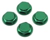 Image 1 for King Headz 17mm Coarse Thread Flanged Closed End Wheel Nut (Green) (4)