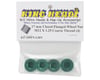 Image 2 for King Headz 17mm Coarse Thread Flanged Closed End Wheel Nut (Green) (4)