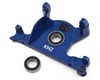 Image 1 for King Headz Aluminum Motor Mount w/Bearing for Traxxas Rustler 4x4 (Blue)