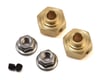 Image 1 for Team KNK 12mm Brass Hex w/Step (2) (6mm)