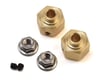 Image 1 for Team KNK 12mm Brass Hex w/Step (2) (8mm)