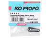 Image 2 for KO Propo NYA Alum 2mm Clamp Sx Horn, Black: KOP