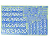 Image 1 for KO Propo Decal Sheet (Blue)