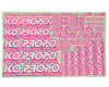 Image 1 for KO Propo Decal Sheet (Pink)