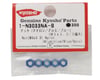 Image 2 for Kyosho 3x3.3mm Aluminum Nylon Nut (Blue) (5)