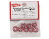 Image 2 for Kyosho 4x4.5mm Steel Flanged Nut (Red) (8)