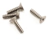 Image 1 for Kyosho 4x15mm Titanium Self Tapping Flat Head Phillips Screw (4)