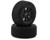 Image 1 for Kyosho Fazer FZ02 Pre-Mounted Vintage TC Tire w/8-Spoke Racing Wheel (Black) (2)