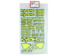 Image 2 for Kyosho MP10 Decal Sheet (Yellow)