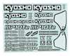Image 1 for Kyosho MP10Te Decal Sheet