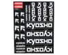 Image 1 for Kyosho Team Decal Sheet