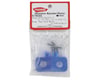 Image 2 for Kyosho Aluminum Rear Axle Mount (Left/Right) (Blue)