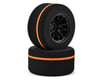 Image 1 for Kyosho Formula Pre-Mounted Foam Front Tire (L-42 Orange Stripe) (2)