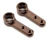 Image 1 for Kyosho RB6 Aluminum Steering Crank Arm Set (Gunmetal) (2)