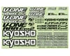 Image 1 for Kyosho V-One RRR Decal Set