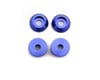Image 1 for Kyosho 3mm Blue Aluminum Tapered Head Washers (4)