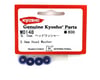 Image 2 for Kyosho 3mm Blue Aluminum Tapered Head Washers (4)