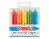 Image 1 for Melissa & Doug Learning Mat Crayon Set (5 Colors)