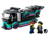 Image 1 for LEGO City Race Car And Car Carrier Truck Set