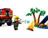 Image 3 for LEGO City 4x4 Fire Truck W/Rescue Boat Set
