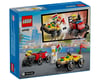 Image 8 for LEGO City Pizza vs. Fire Truck Race Car Pack Set