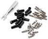 Image 1 for Lunsford "Punisher" Associated RC18T2 Titanium Turnbuckle Kit w/Ball Studs & Cups