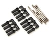 Image 1 for Lunsford "Super Duty" Kyosho LAZER ZX6.6 Titanium Turnbuckle Kit w/Ball Cups (6)