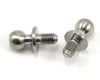 Image 1 for Lunsford 5mm Long Broached Titanium Ball Studs (2)