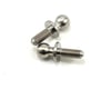 Image 1 for Lunsford 8mm Long Broached Titanium Ball Studs (2)