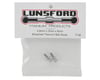 Image 2 for Lunsford 8mm Long Broached Titanium Ball Studs (2)