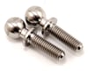 Image 1 for Lunsford 5.5x10mm Broached Titanium Ball Studs (2) (SC10 4x4)