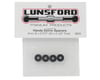 Image 2 for Lunsford 1/8" x 3/8" x 3mm Delrin Spacers (4)