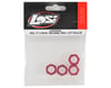Image 2 for Losi 17x5mm Serrated Wheel Nut (Red) (4)