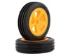 Image 1 for Losi Mini JRX2 Pre-Mounted Front Rib Tire (Orange) (2)