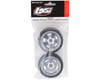 Image 3 for Losi 54x26mm Pre-Mounted Front Tires w/5-Spoke Wheels (Chrome) (2)