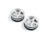 Image 2 for Losi 22S Drag Front Wheel (Satin Chrome) (2) w/12mm Hex