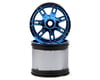 Image 1 for Losi 17mm Hex LST 3XL-E Monster Truck Wheel (Blue Chrome) (2)