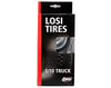 Image 2 for Losi Pre-Mounted 320 Series Road Weapon Tires w/Chrome Dish Wheels (2)