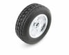 Image 1 for Losi Pre-Mounted Street Meat Front Tires w/Chrome Wheels (2)