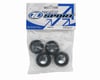 Image 2 for Losi Pre-Mounted Front/Rear Wheels & Tires (Chrome) (4)
