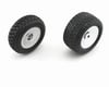 Image 1 for Losi Pre-Mounted Street Meat Front/Rear Tires (Chrome) (4)